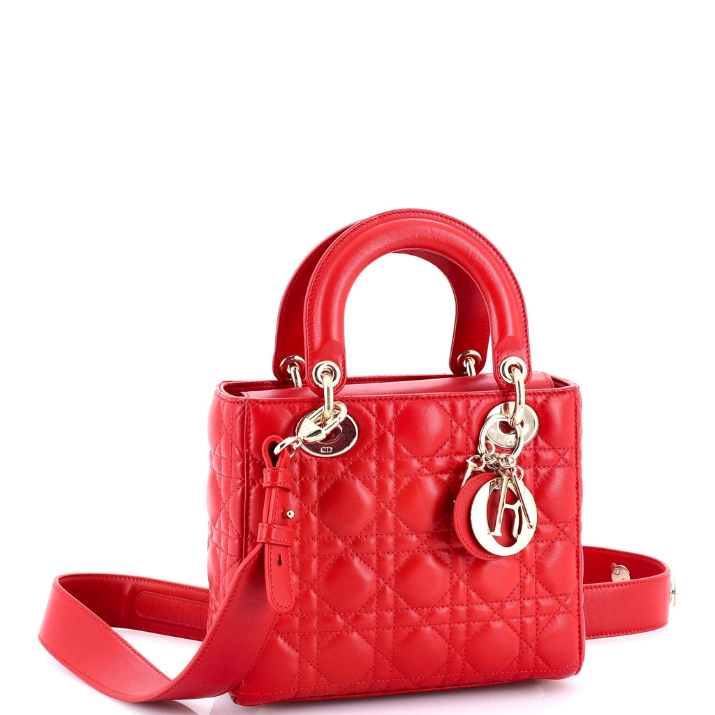 My ABCDior Lady Dior Bag Cannage Quilt Leather Small
