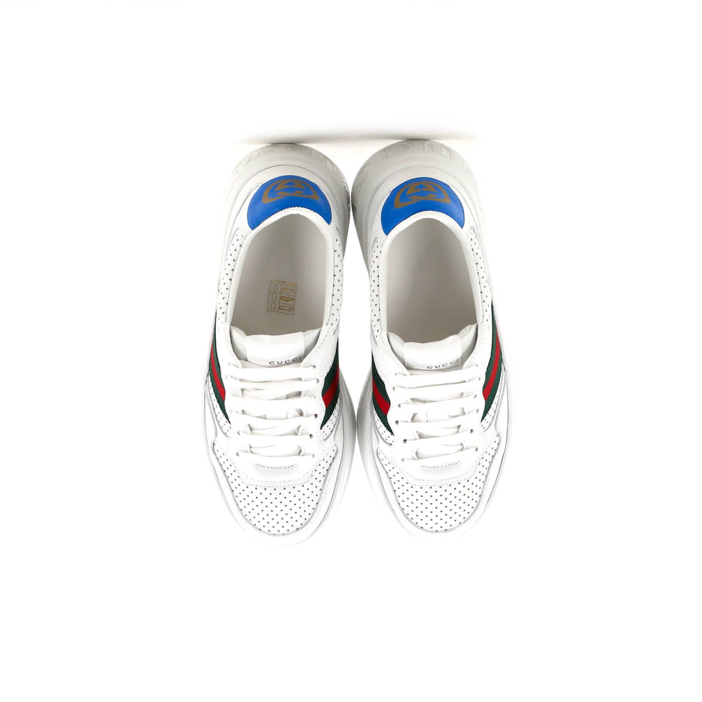Chunky B Web Sneakers Perforated Leather