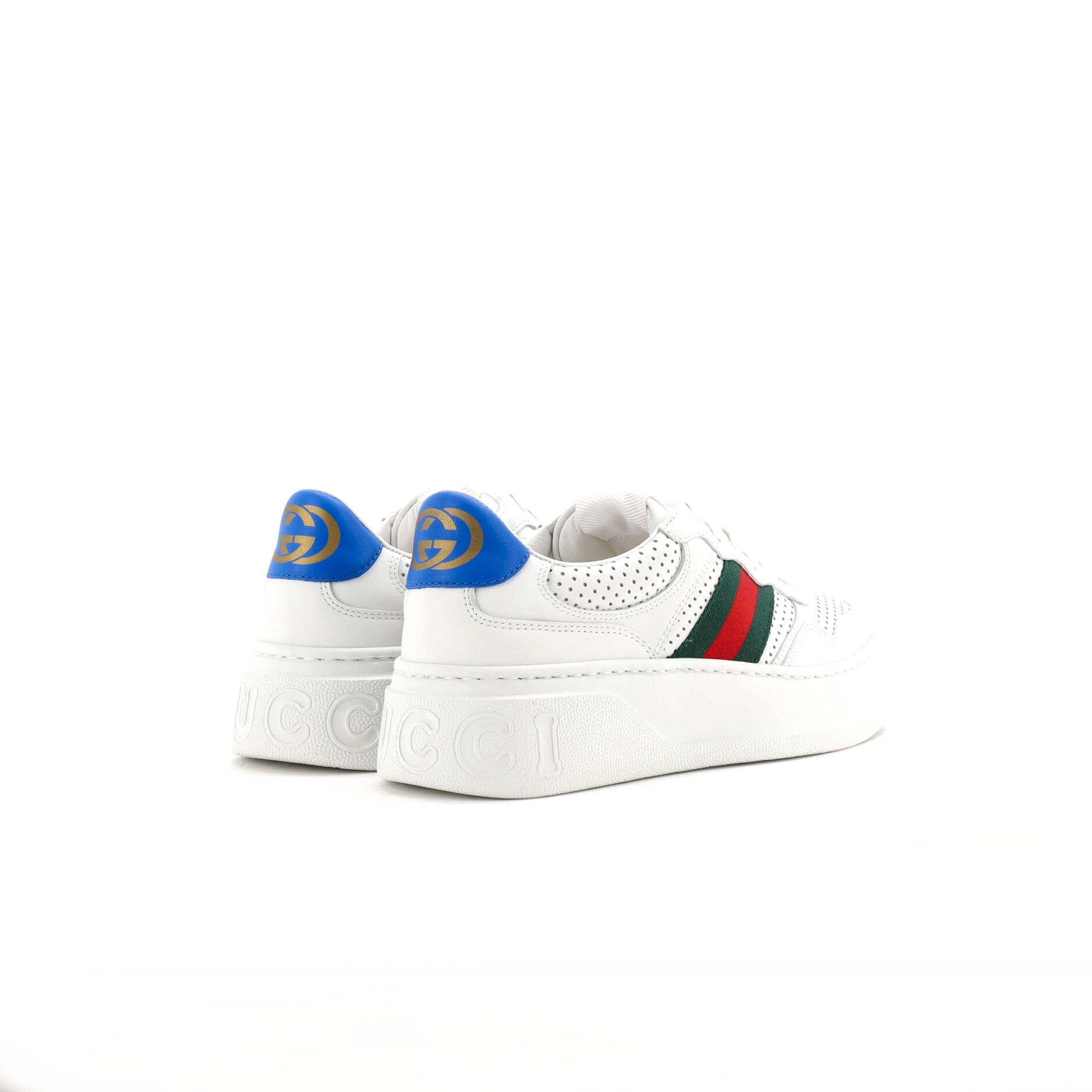 Chunky B Web Sneakers Perforated Leather
