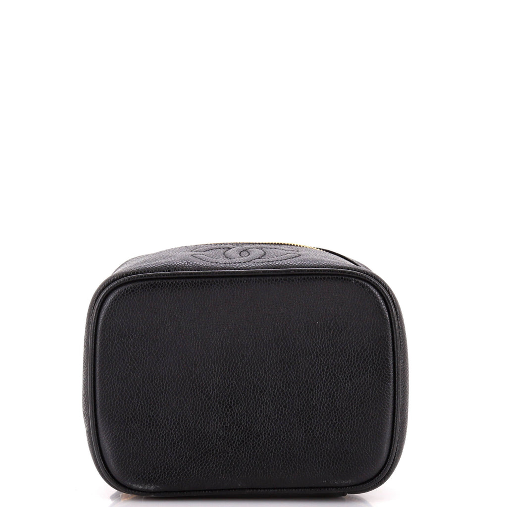 Vintage Timeless Cosmetic Case Caviar Medium