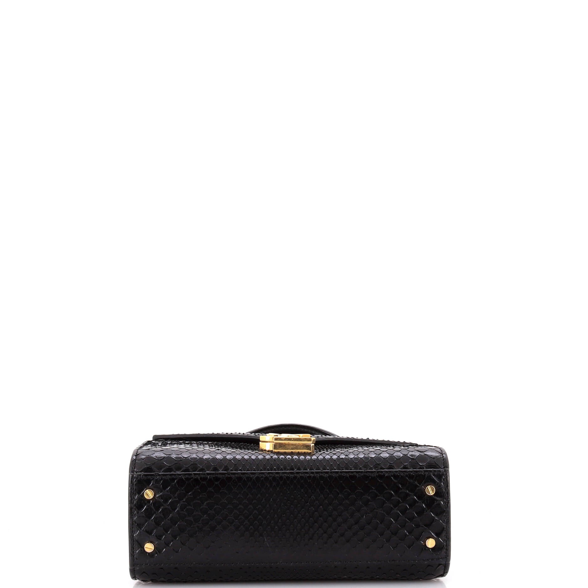 Cassandra Top Handle Bag Snakeskin Mini