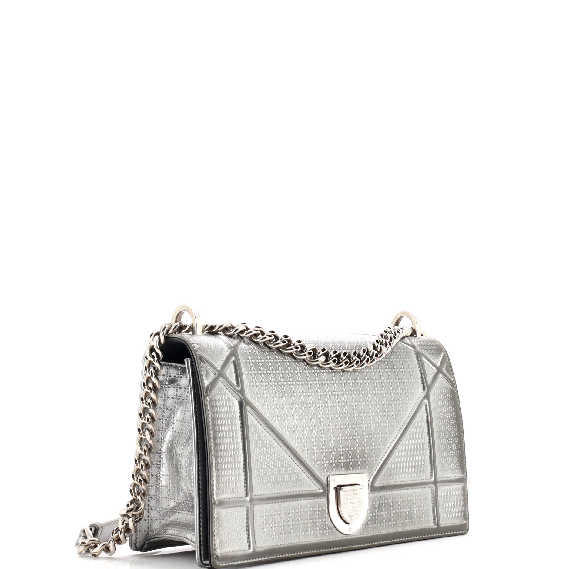Diorama Flap Bag Cannage Embossed Calfskin Medium