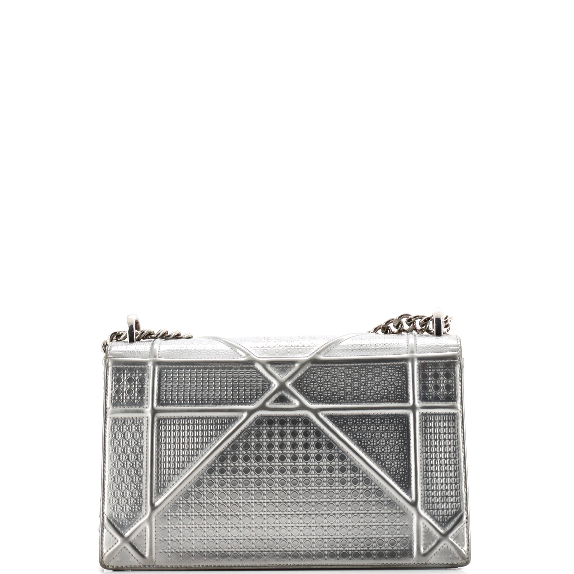Diorama Flap Bag Cannage Embossed Calfskin Medium