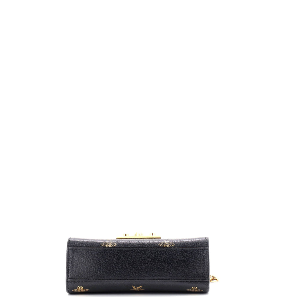 Padlock Shoulder Bag Printed Leather Small