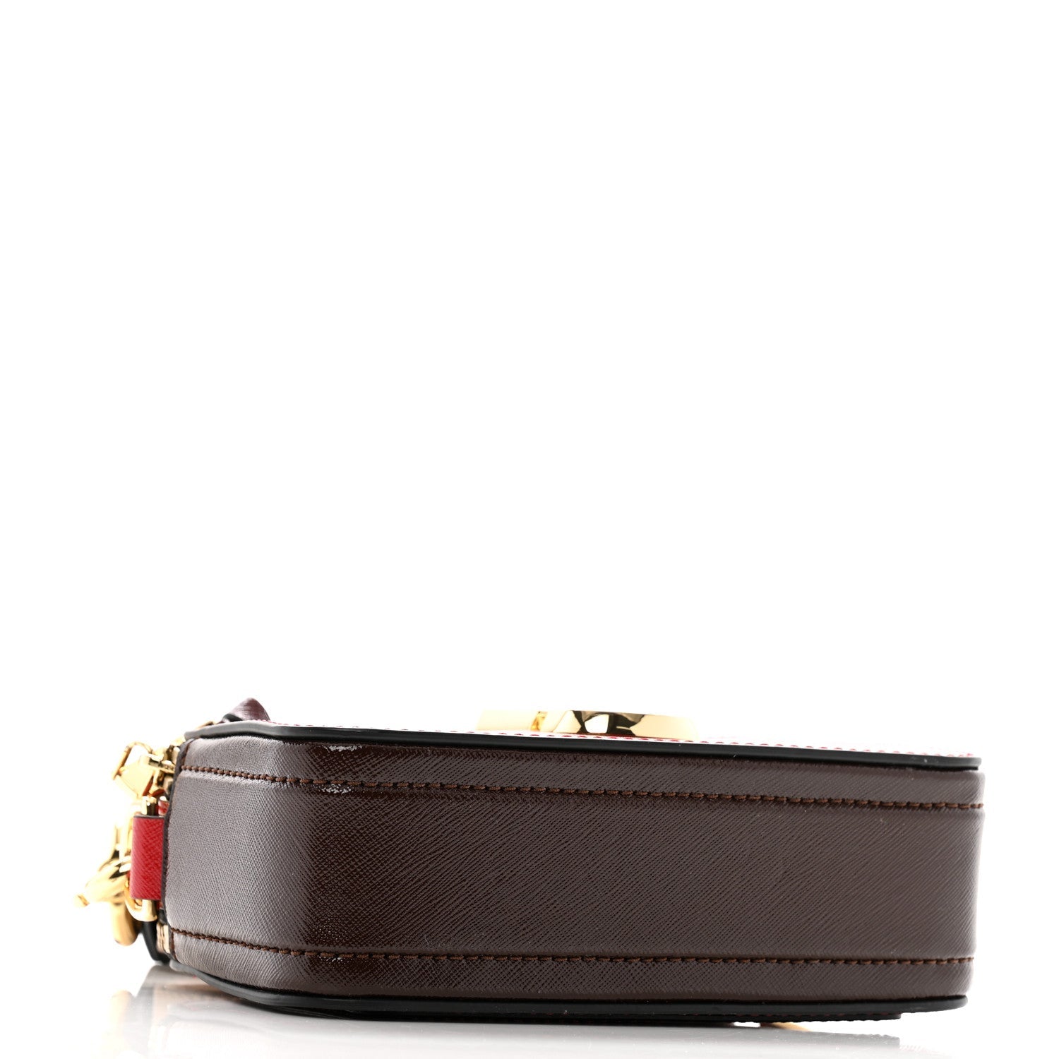 Saffiano Small Snapshot Camera Bag Cranberry Multicolor