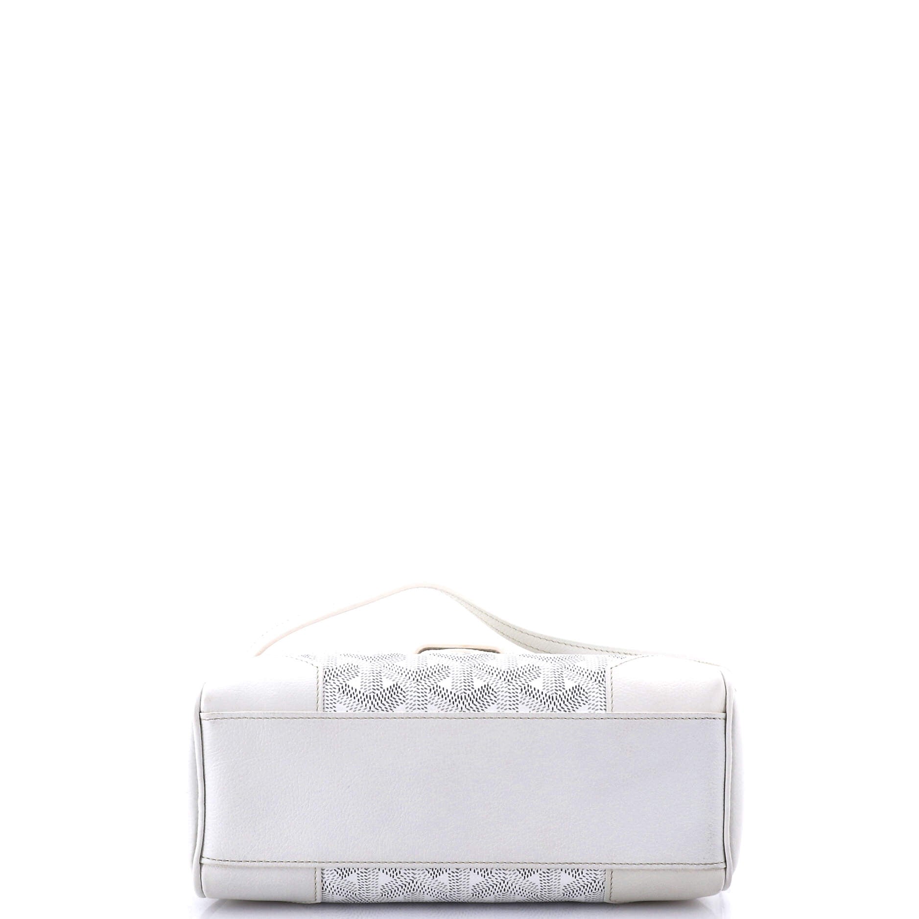 Saigon Top Handle Bag Coated Canvas with Leather Mini