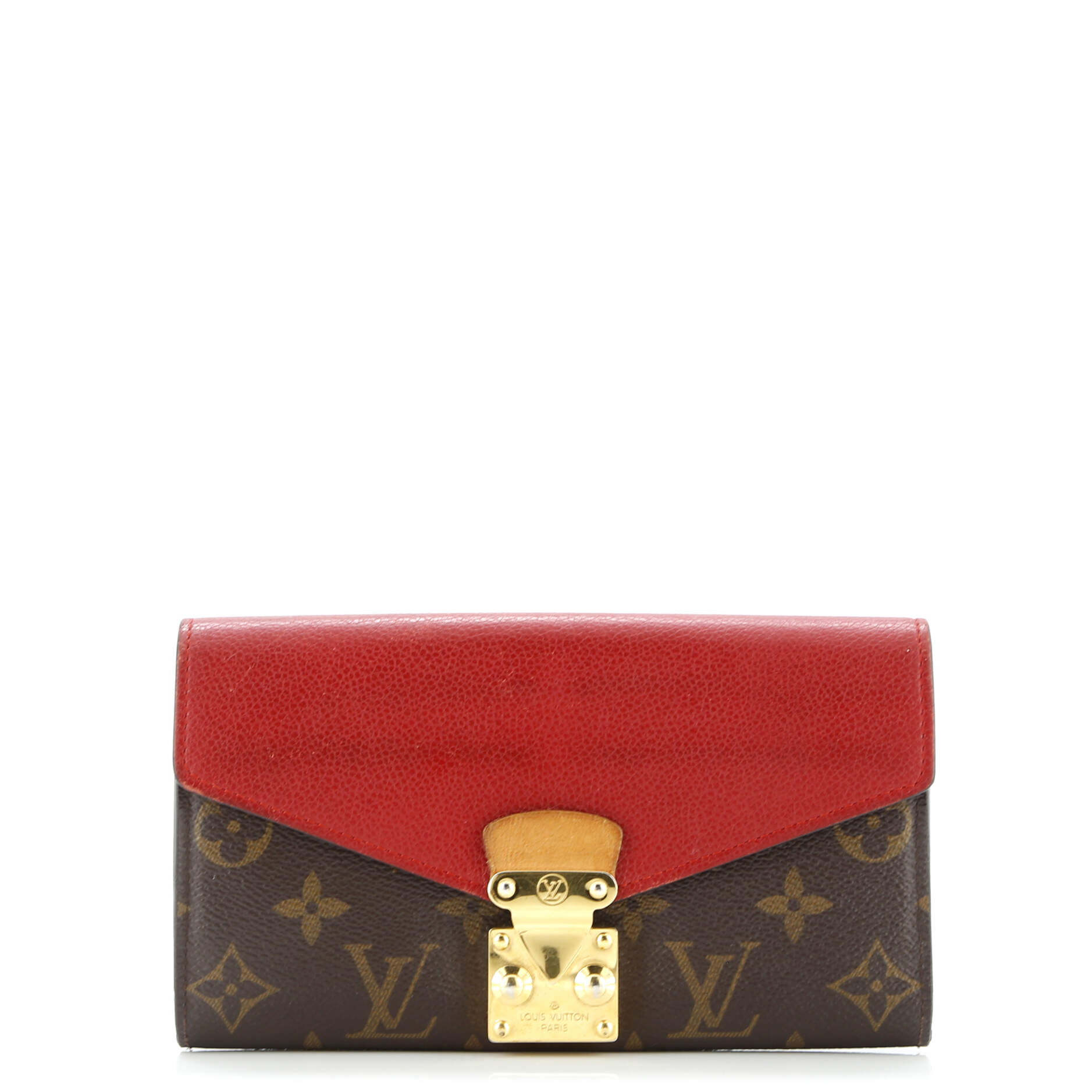 Pallas Wallet Monogram Canvas and Calfskin