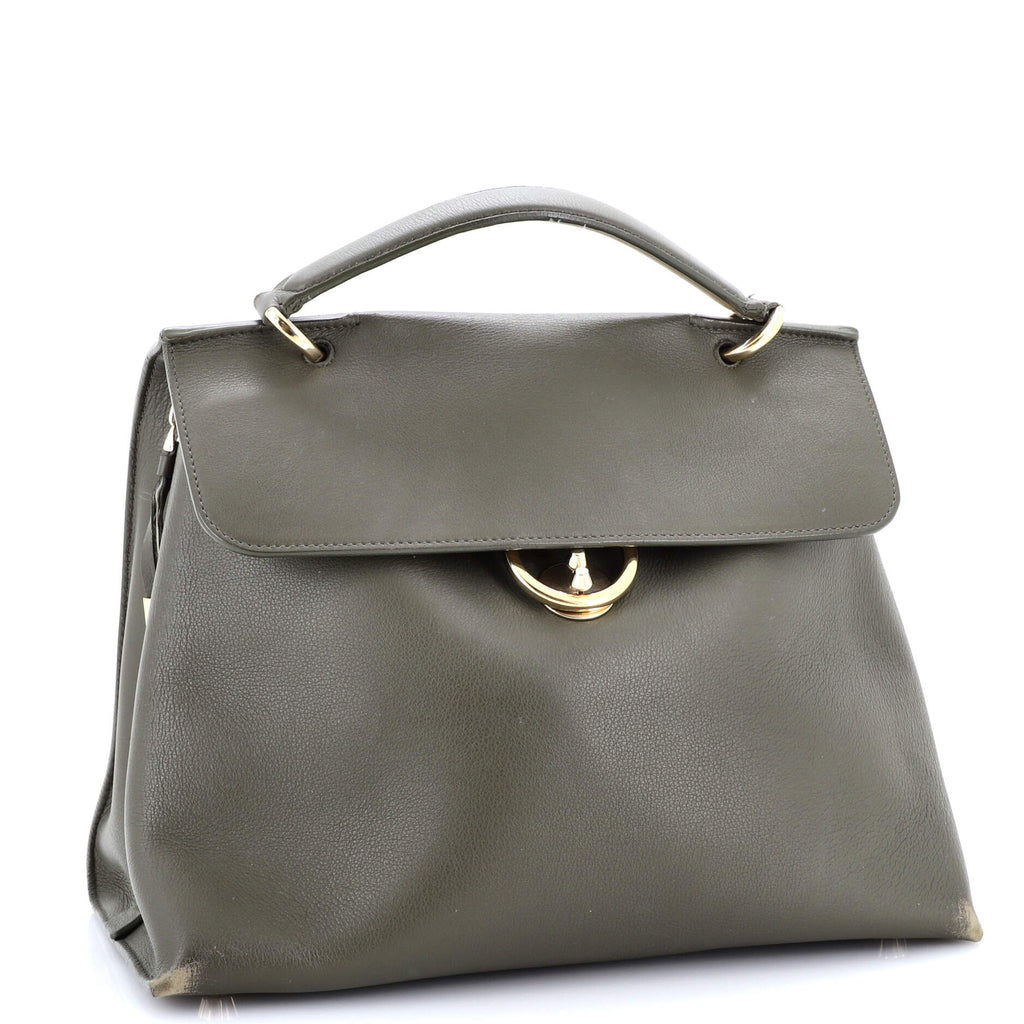 Jet Set Top Handle Bag Leather Large