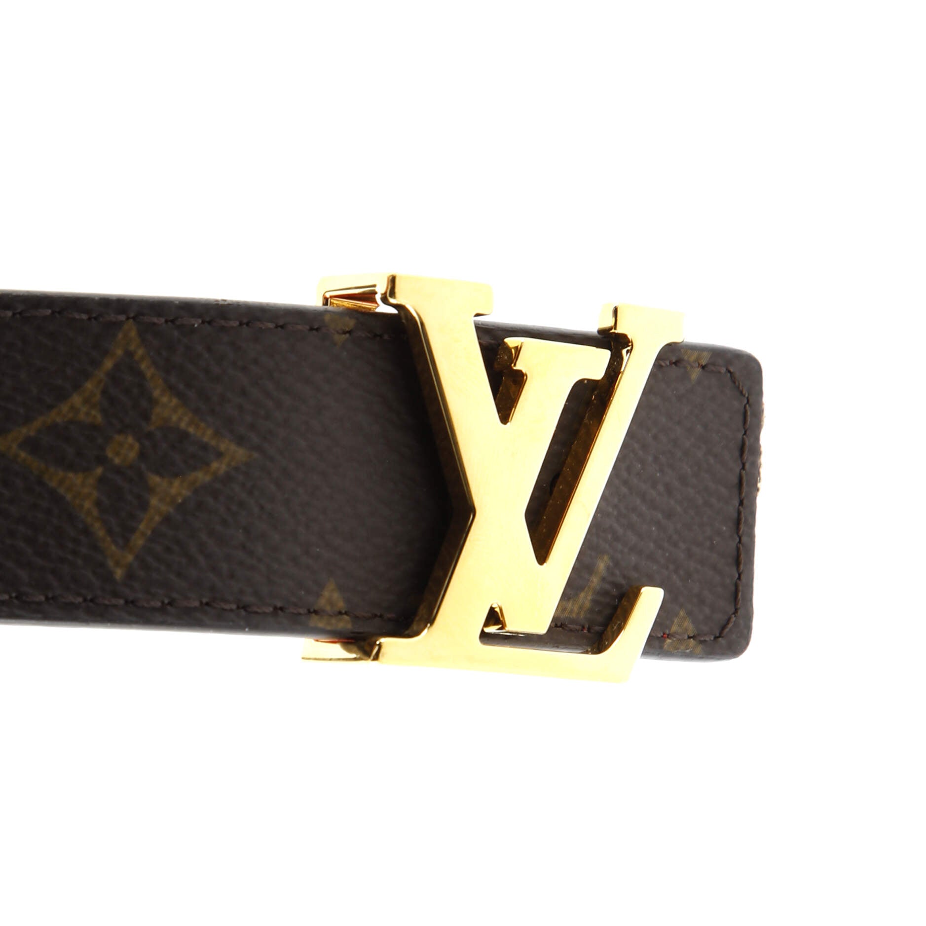 LV Initiales Belt Monogram Canvas Thin 95