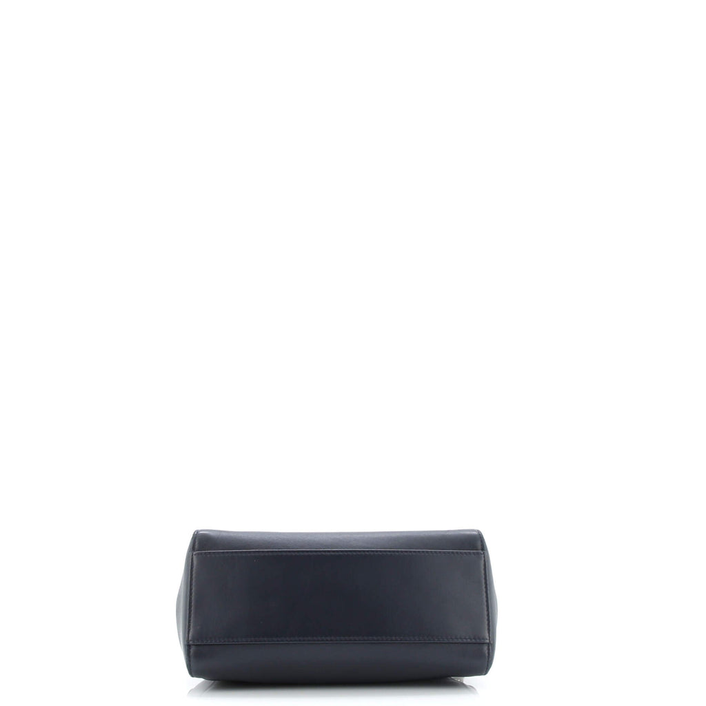Peekaboo Bag Leather with Python Mini