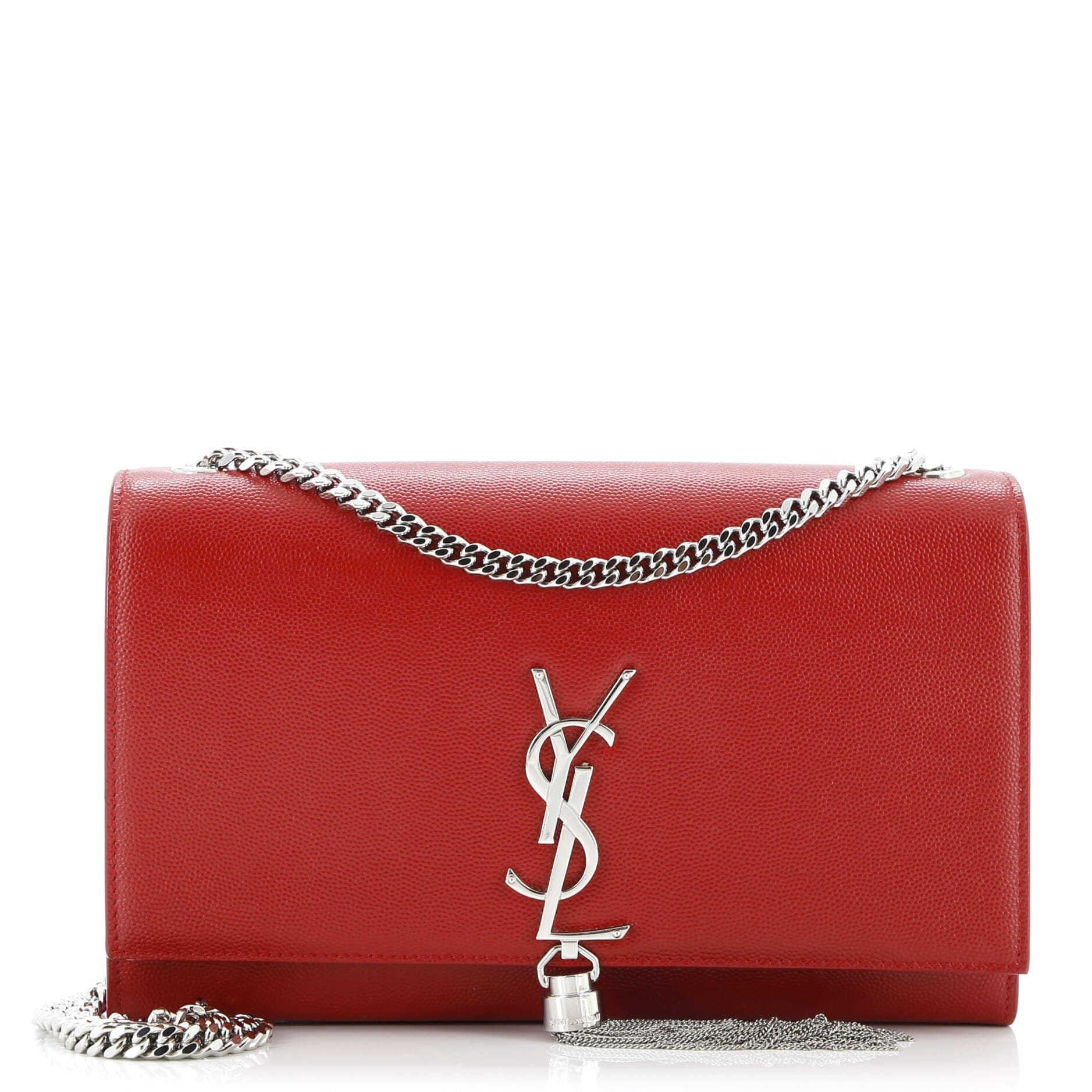 Classic Monogram Tassel Crossbody Bag Leather Medium