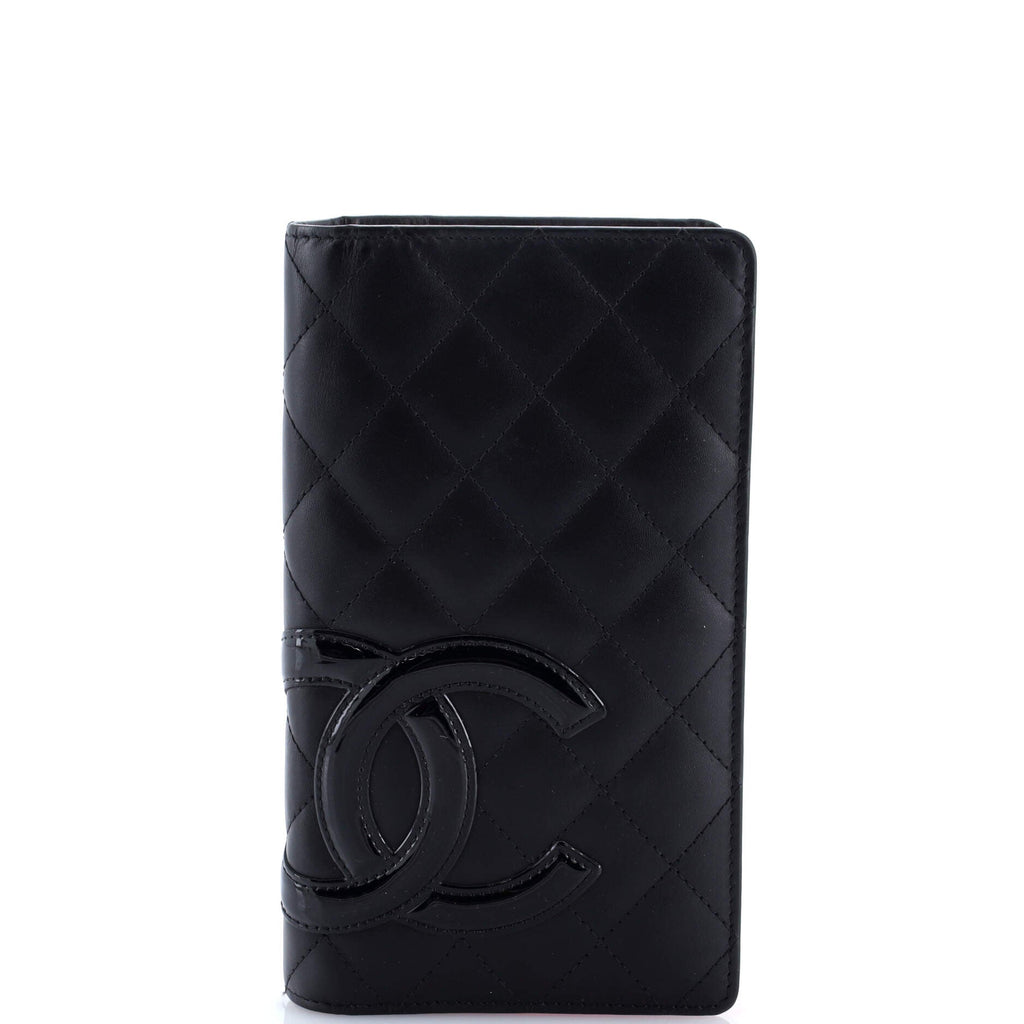 Cambon Bifold Wallet Quilted Lambskin Long