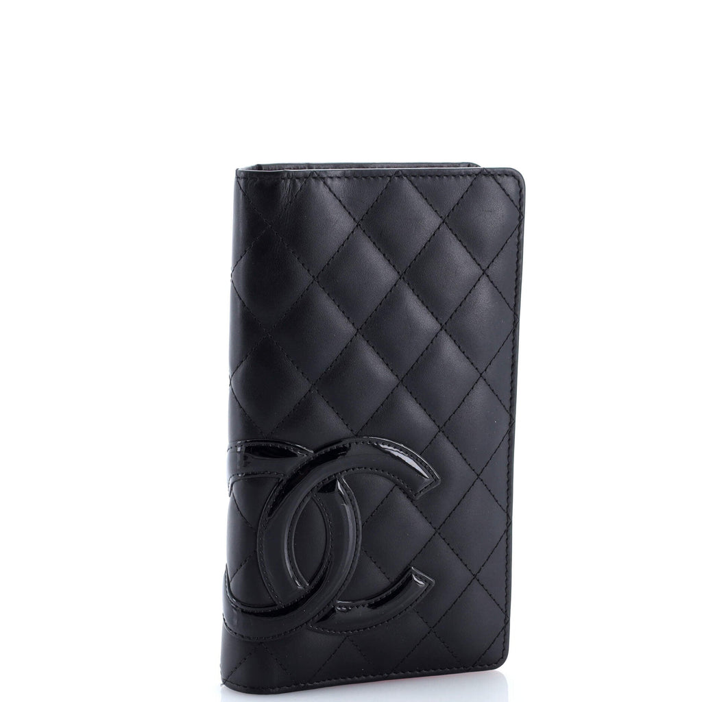 Cambon Bifold Wallet Quilted Lambskin Long