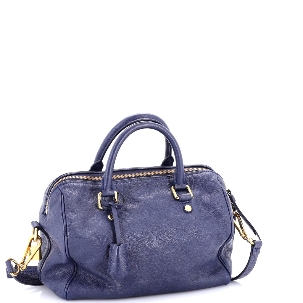 Speedy Bandouliere Bag Monogram Empreinte Leather 25