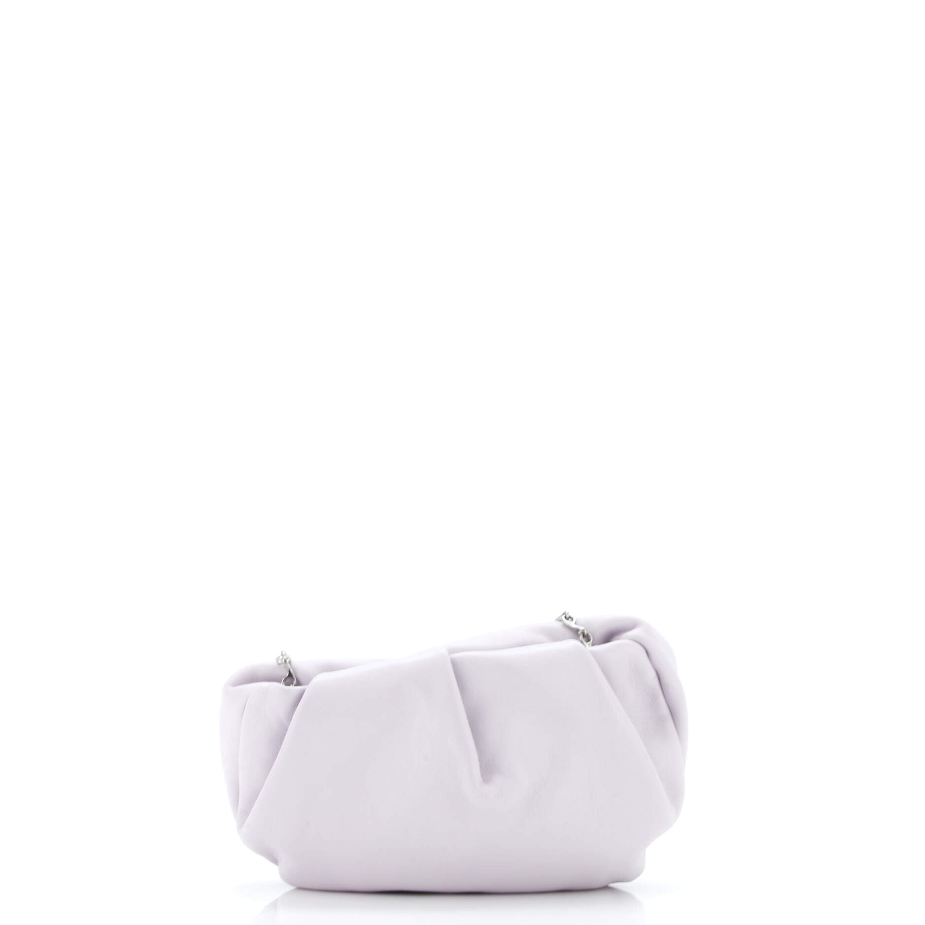 Rose Chain Clutch Leather