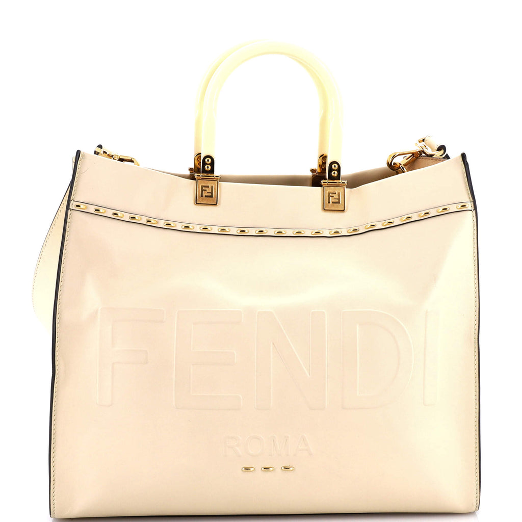 Sunshine Shopper Tote Leather Medium