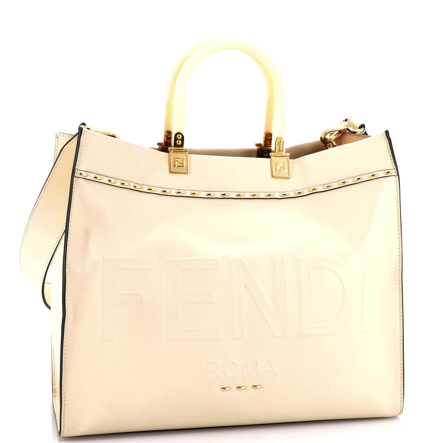 Sunshine Shopper Tote Leather Medium