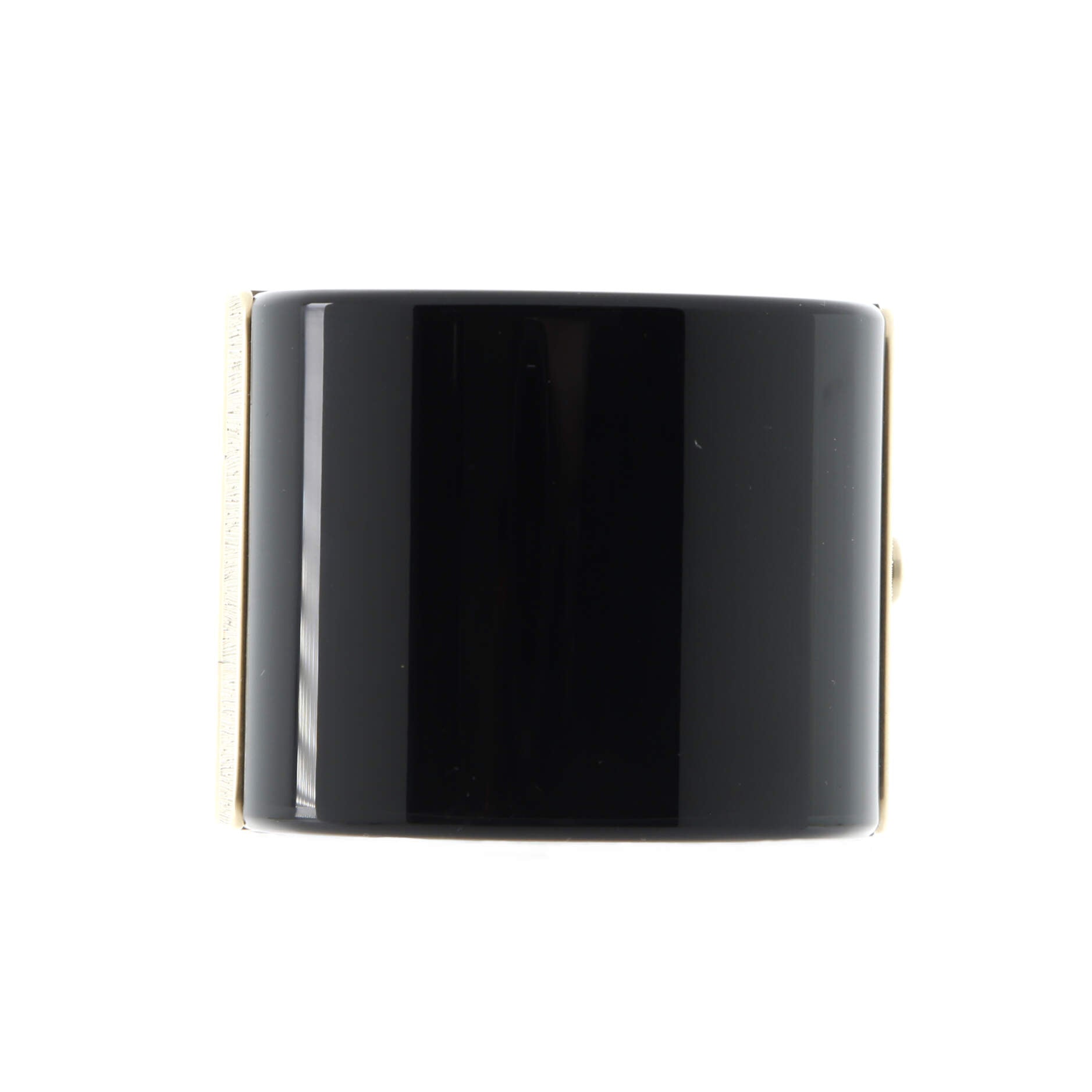 Quilted CC Cuff Bracelet Resin and Metal