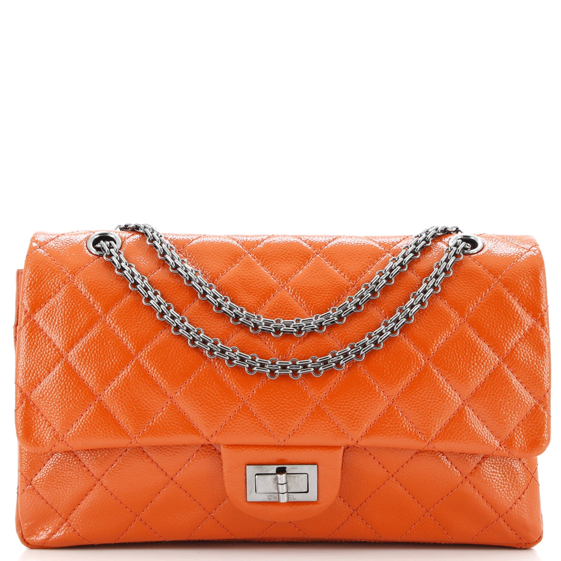 Reissue 2.55 Flap Bag Quilted Patent Caviar 226
