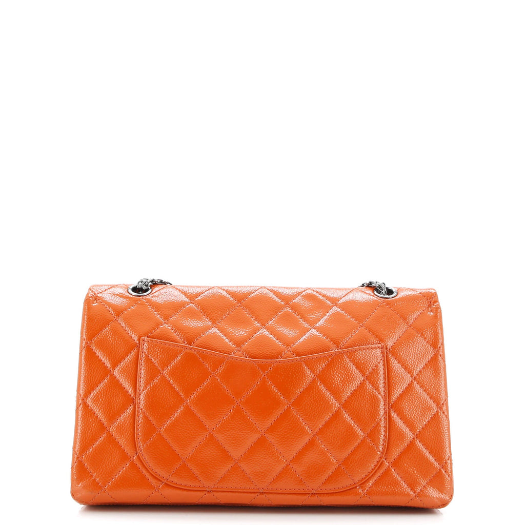 Reissue 2.55 Flap Bag Quilted Patent Caviar 226