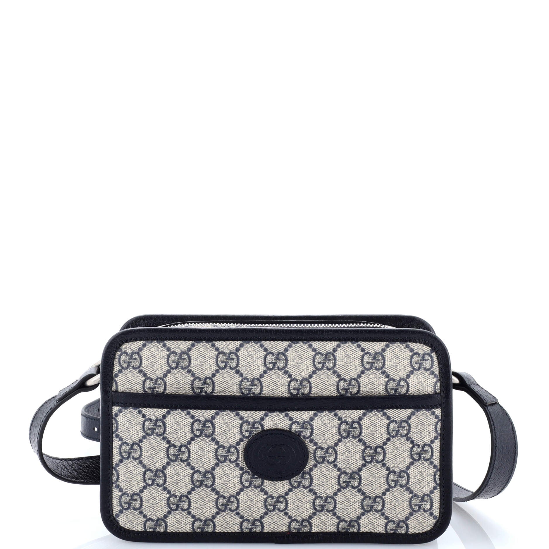 Interlocking G Patch Camera Bag GG Coated Canvas Mini