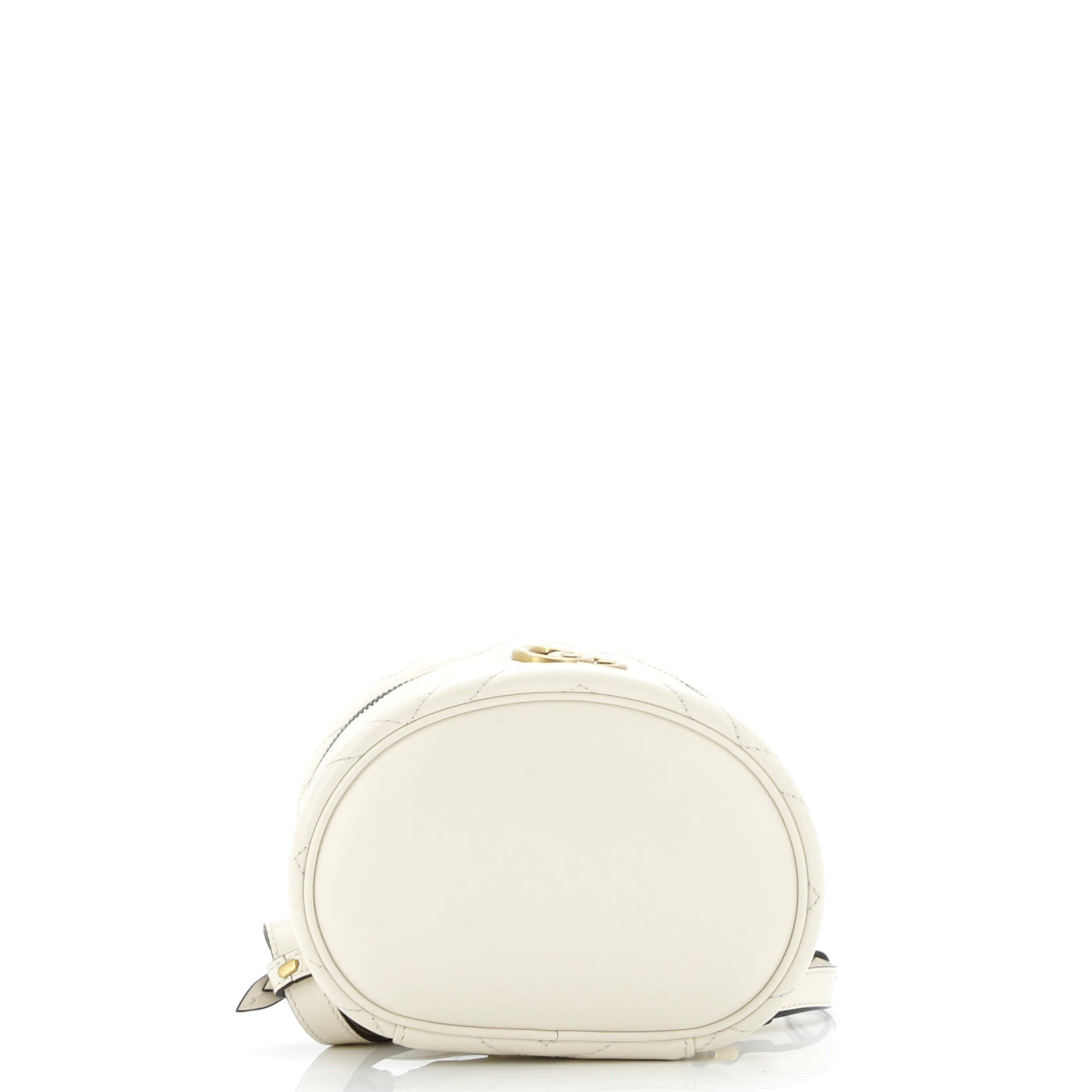 GG Marmont Top Handle Cosmetic Case Matelasse Leather Mini