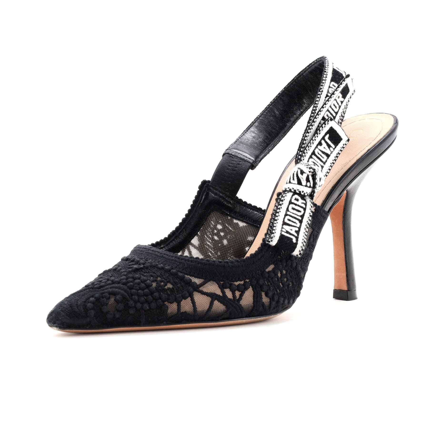 Women's J'Adior Slingback Pumps Embroidered Fabric 100