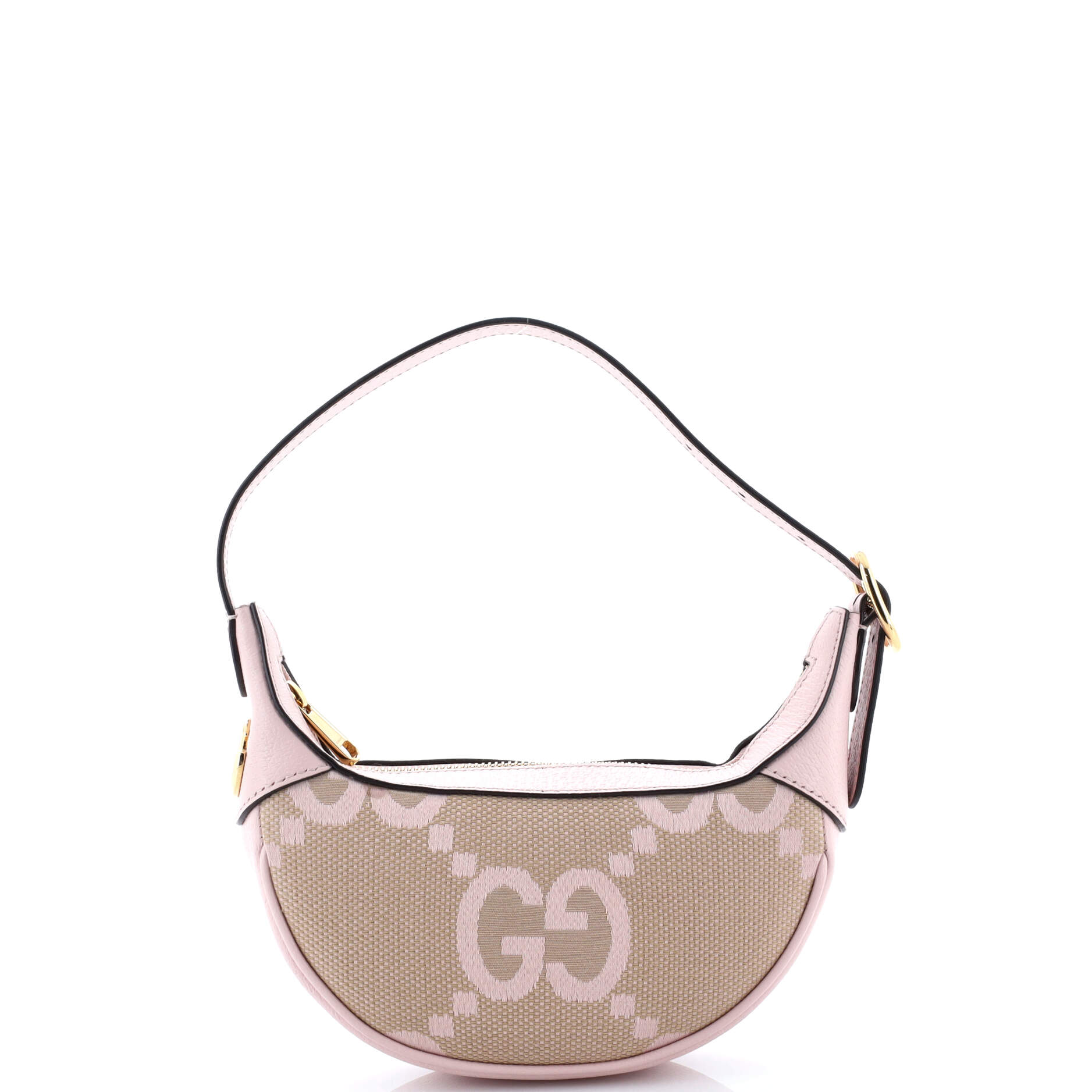 Ophidia Half Moon Bag Jumbo GG Canvas Mini