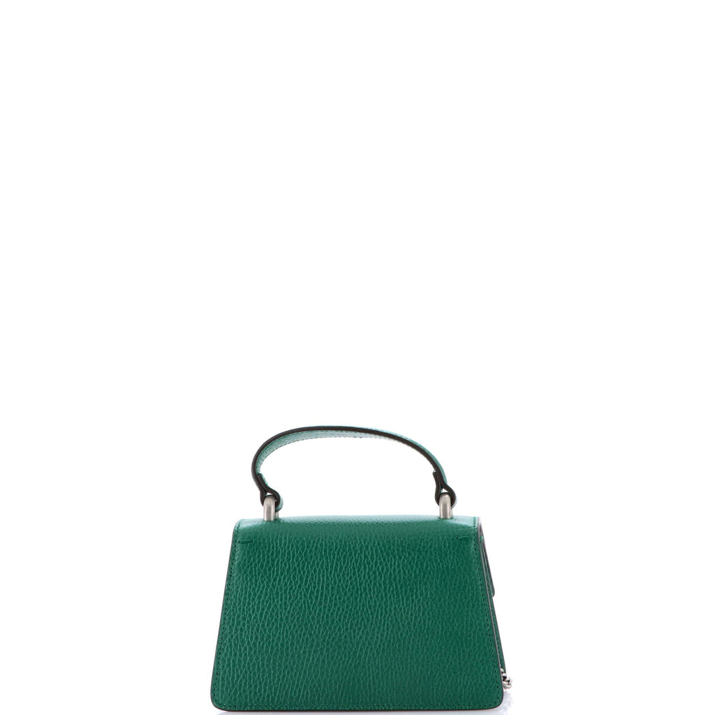 Dionysus Top Handle Bag Leather with Crystals Mini