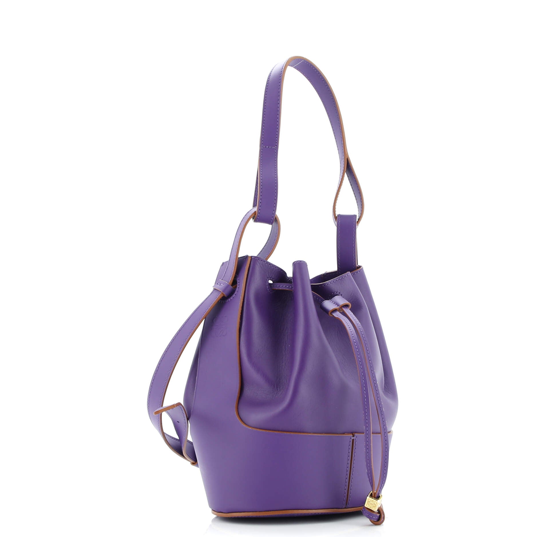 Balloon Bucket Bag Leather Small