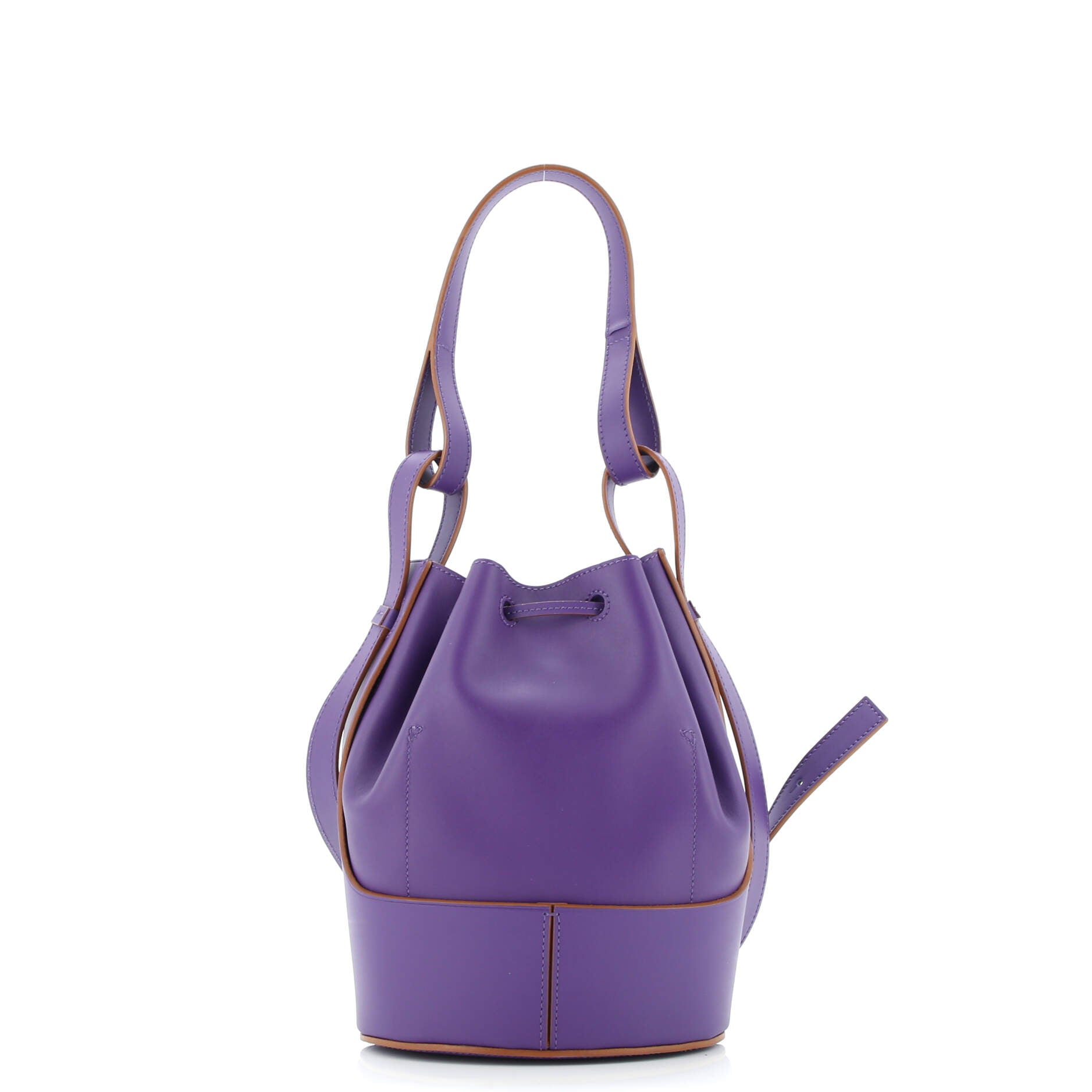 Balloon Bucket Bag Leather Small