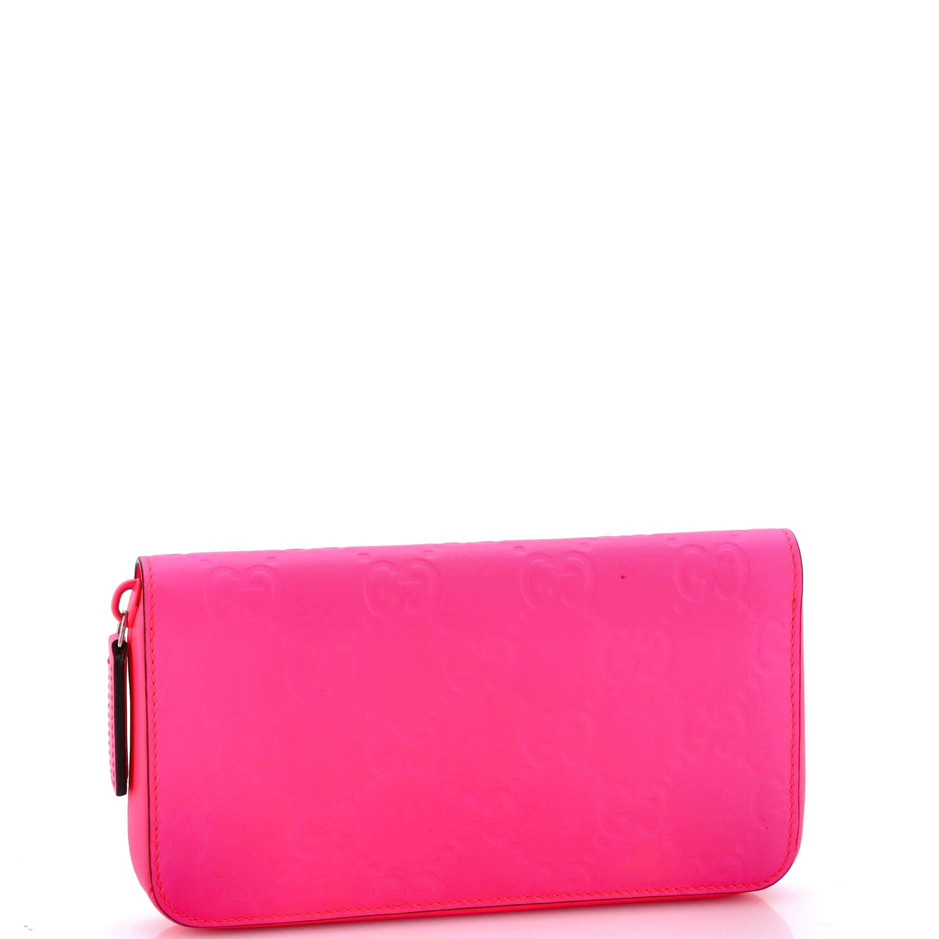 Zip Around Wallet GG Rubber Effect Leather