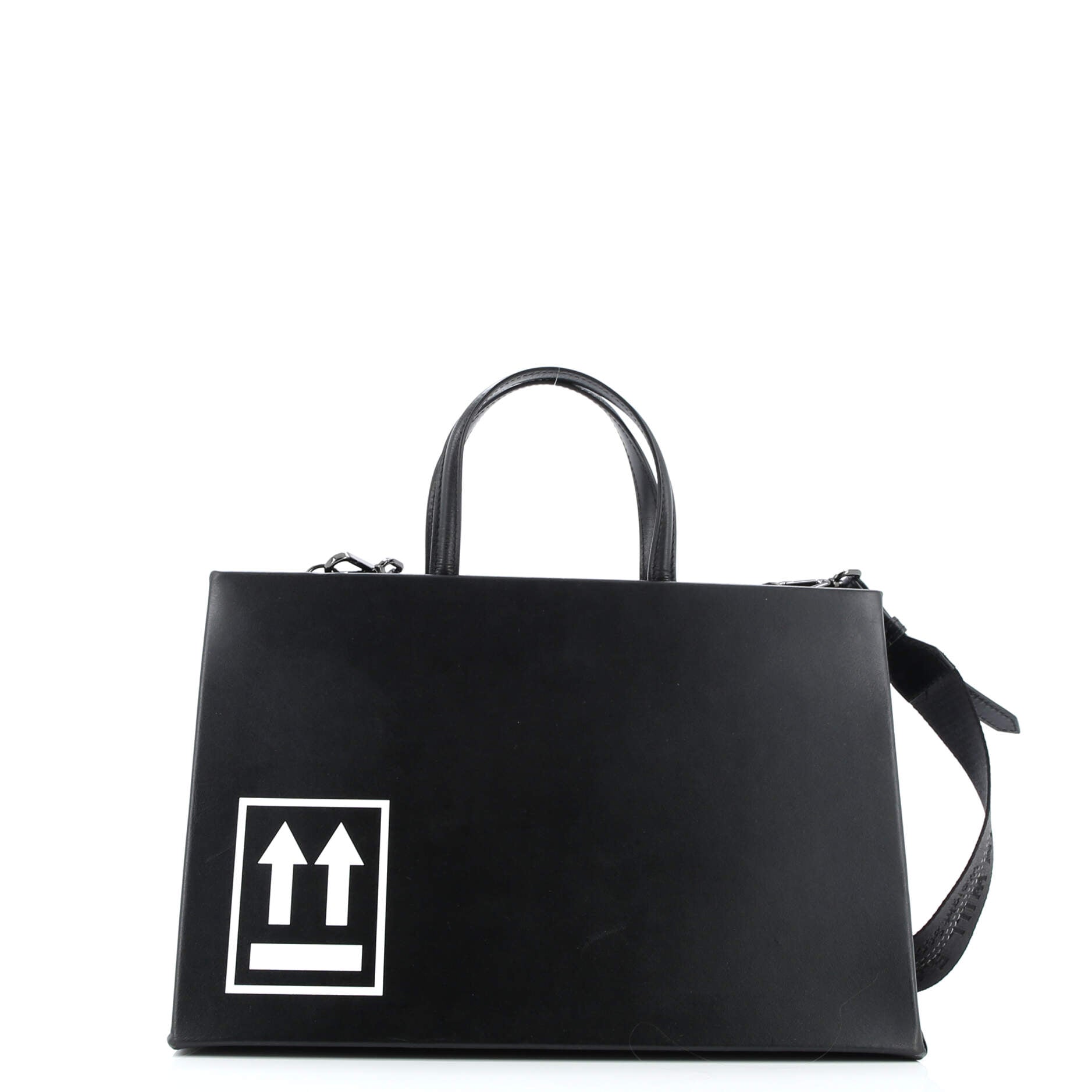 Box Tote Printed Patent Medium