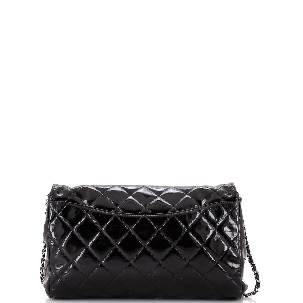 Clutch with Chain Quilted Patent
