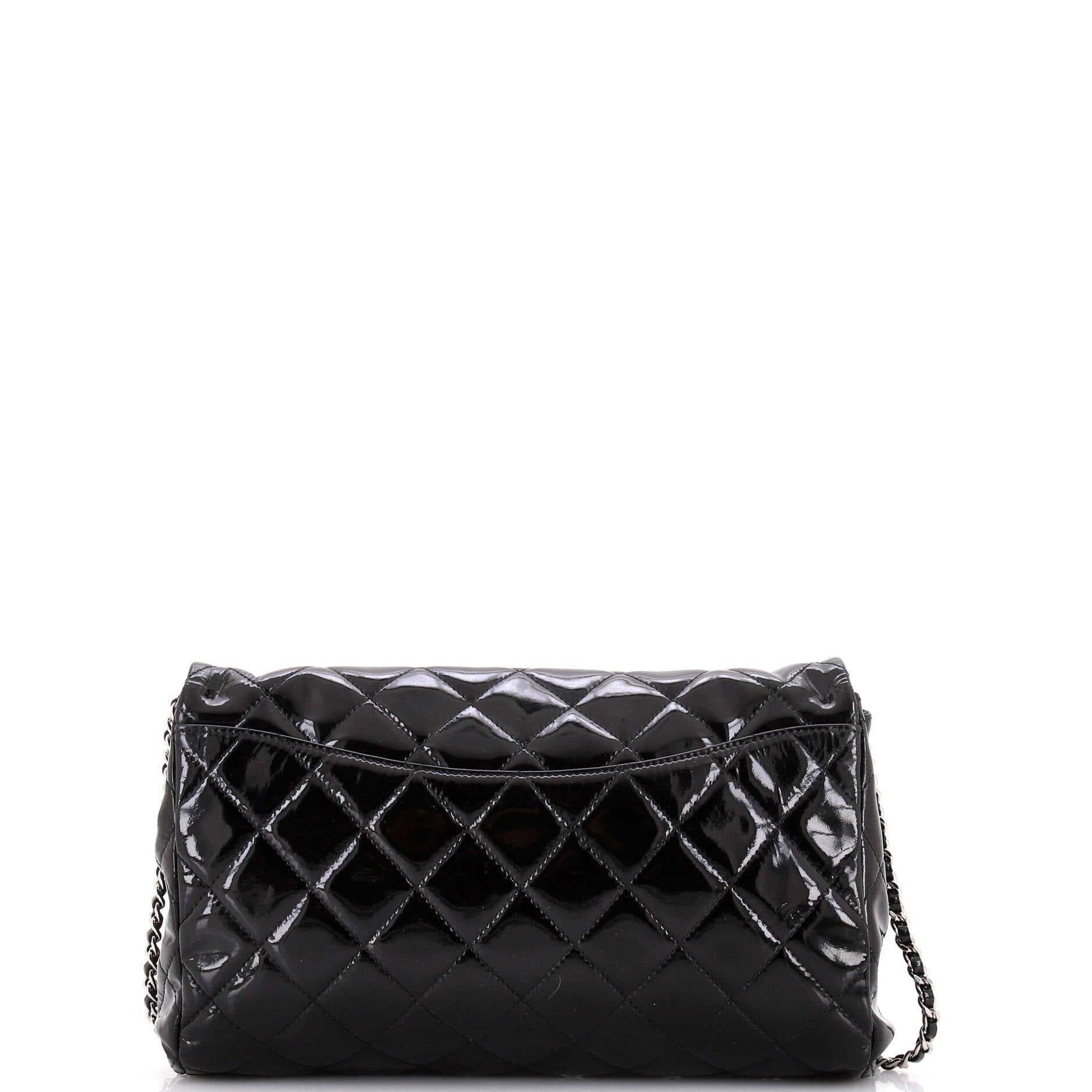 Clutch with Chain Quilted Patent
