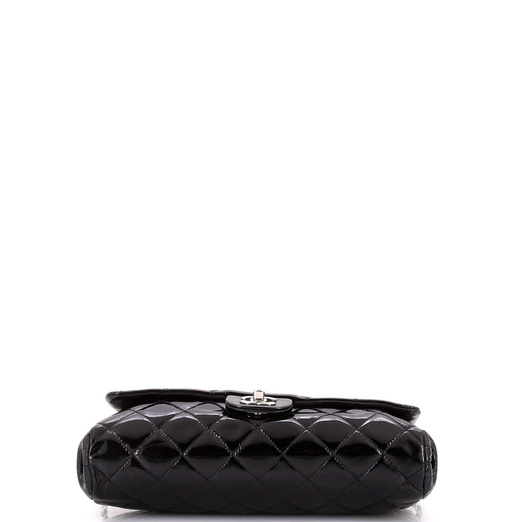 Clutch with Chain Quilted Patent