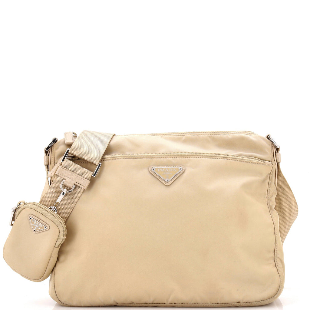 Re-Edition Front Pocket Messenger Bag Tessuto Large