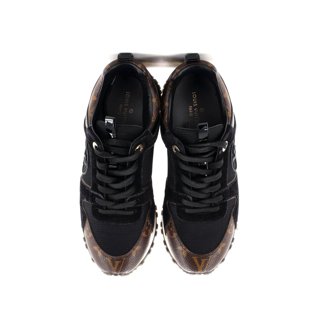 Women's Run Away Sneakers Mesh with Monogram Canvas and Suede