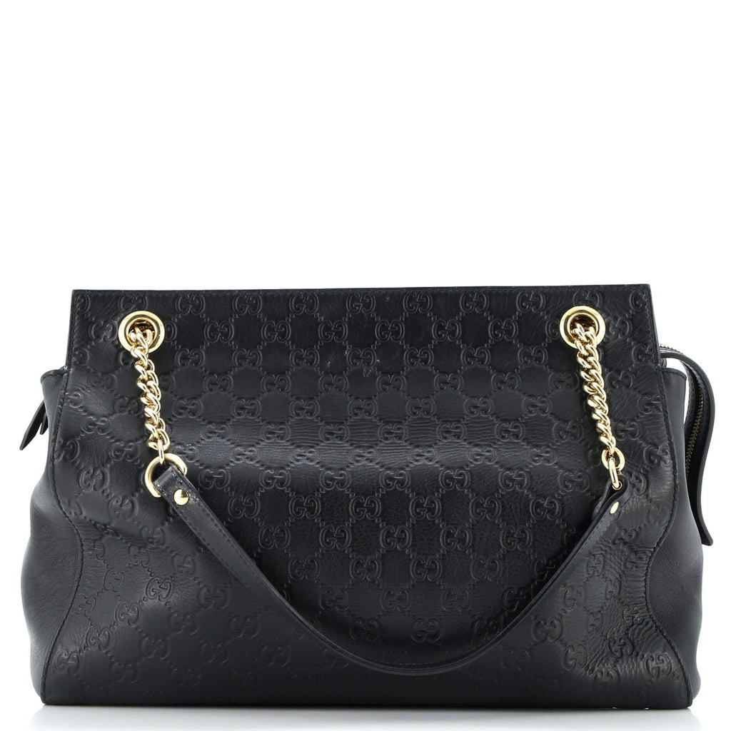 Soft Signature Shoulder Bag Guccissima Leather Large