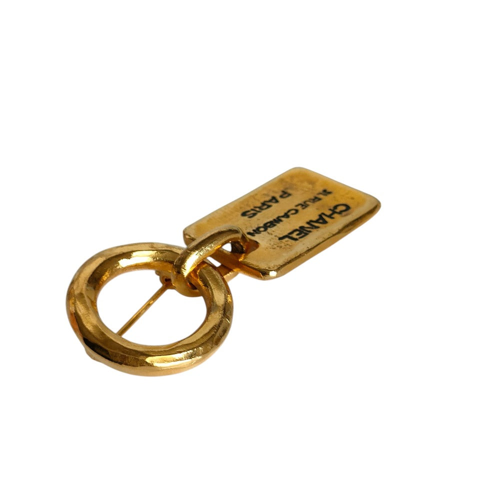 Chanel Cambon Logo Pin Brooch Accessory