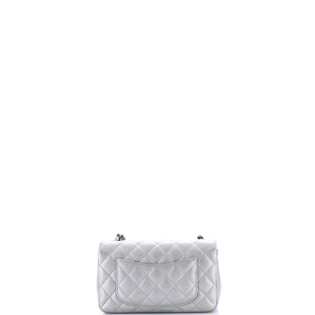 Classic Single Flap Bag Quilted Caviar Mini