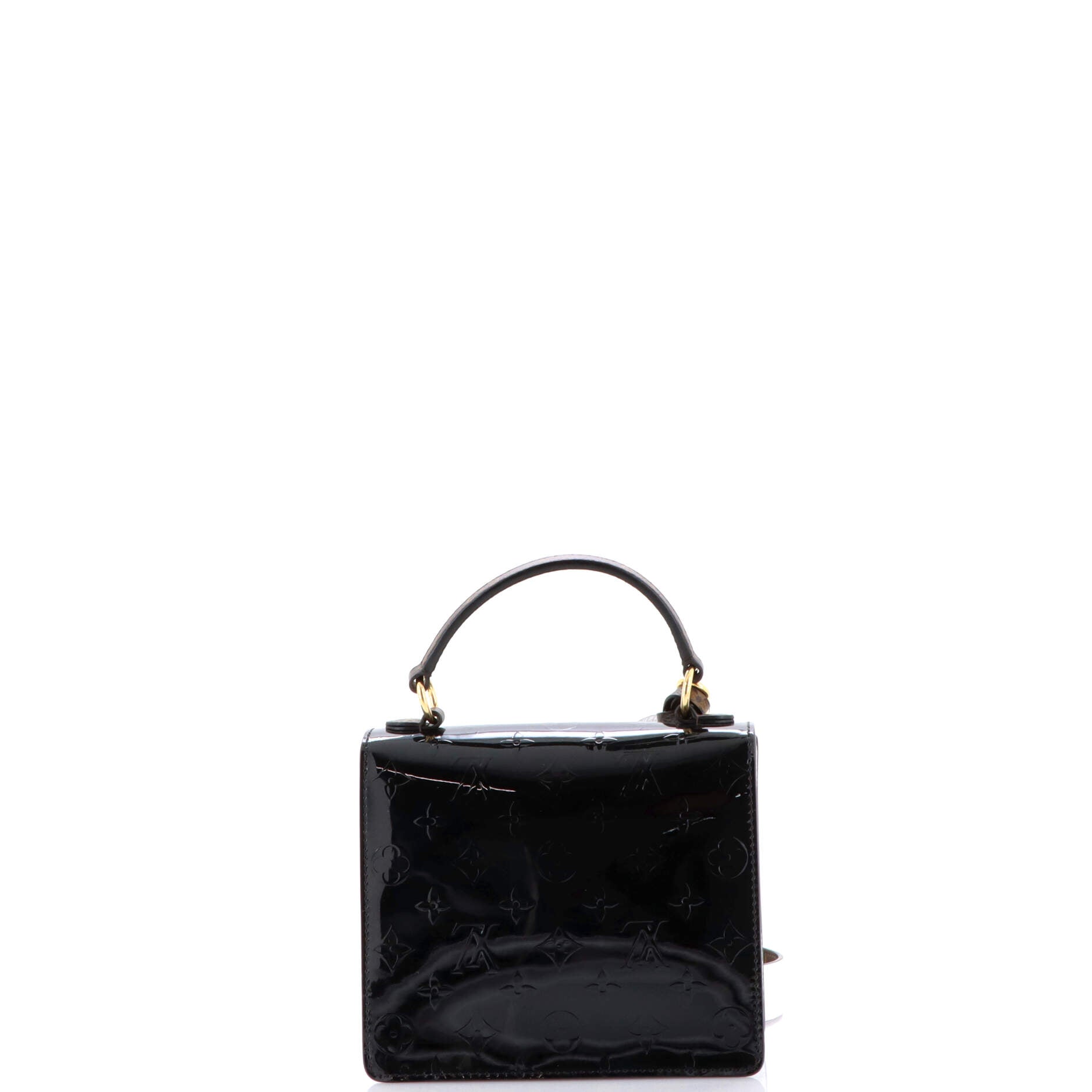 Spring Street NM Handbag Monogram Vernis with Monogram Canvas and Epi Leather
