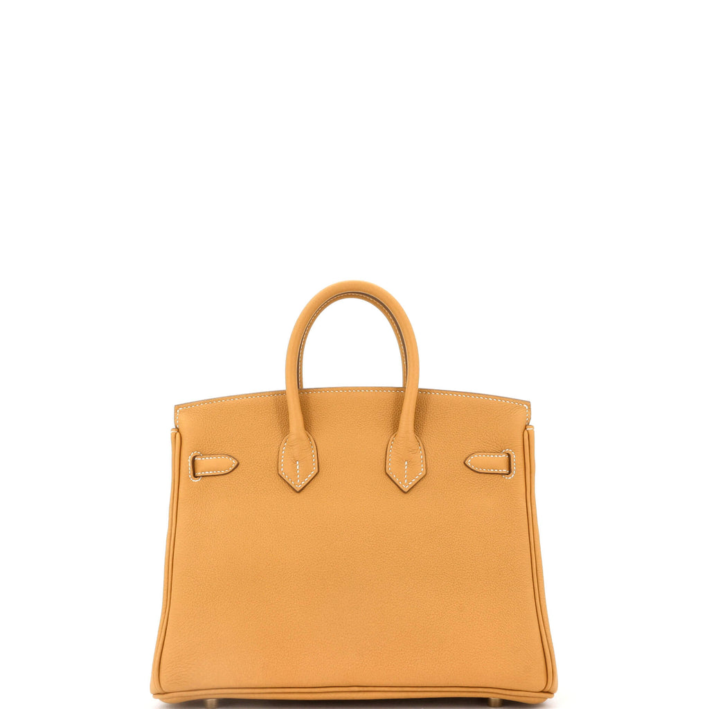 Birkin Handbag Natural Sable Maurice with Gold Hardware 25