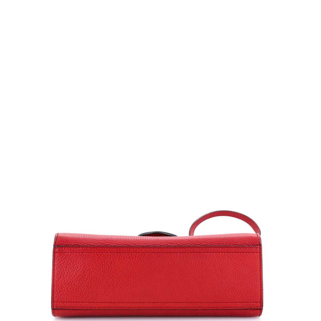 GG Marmont Top Handle Bag Leather Mini