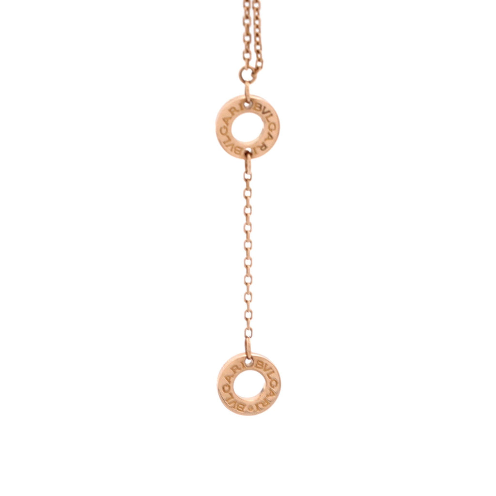 Divas' Dream Open Bracelet Necklace 18K Rose Gold and Diamonds