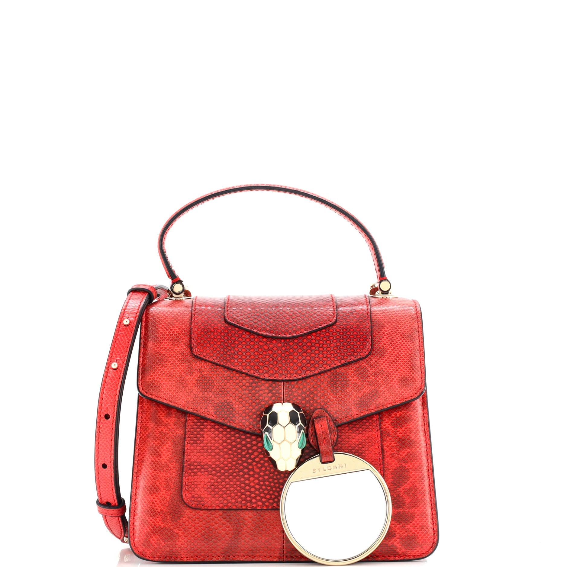 Serpenti Forever Top Handle Bag Karung Small