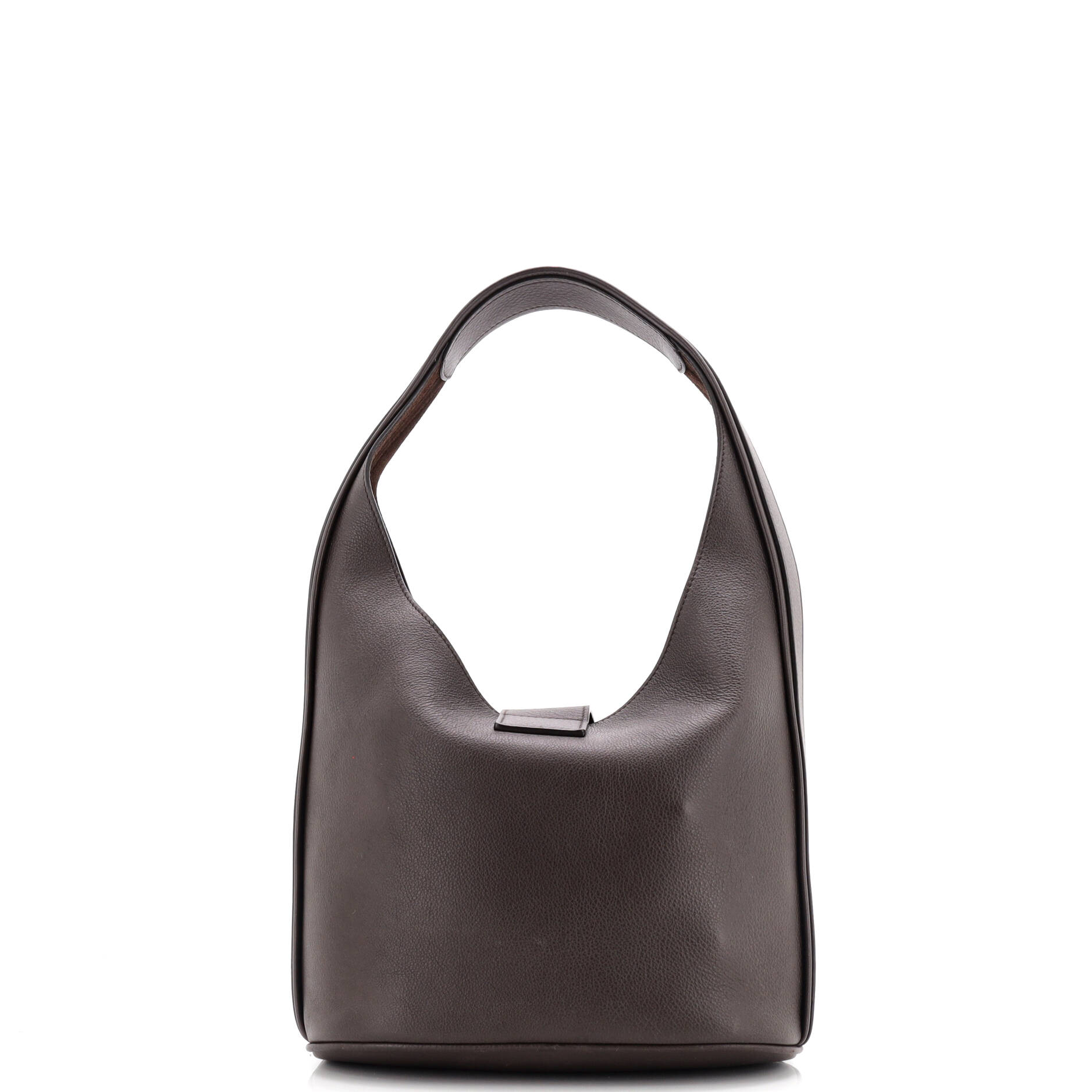 Gancini Buckle Hobo Leather Medium