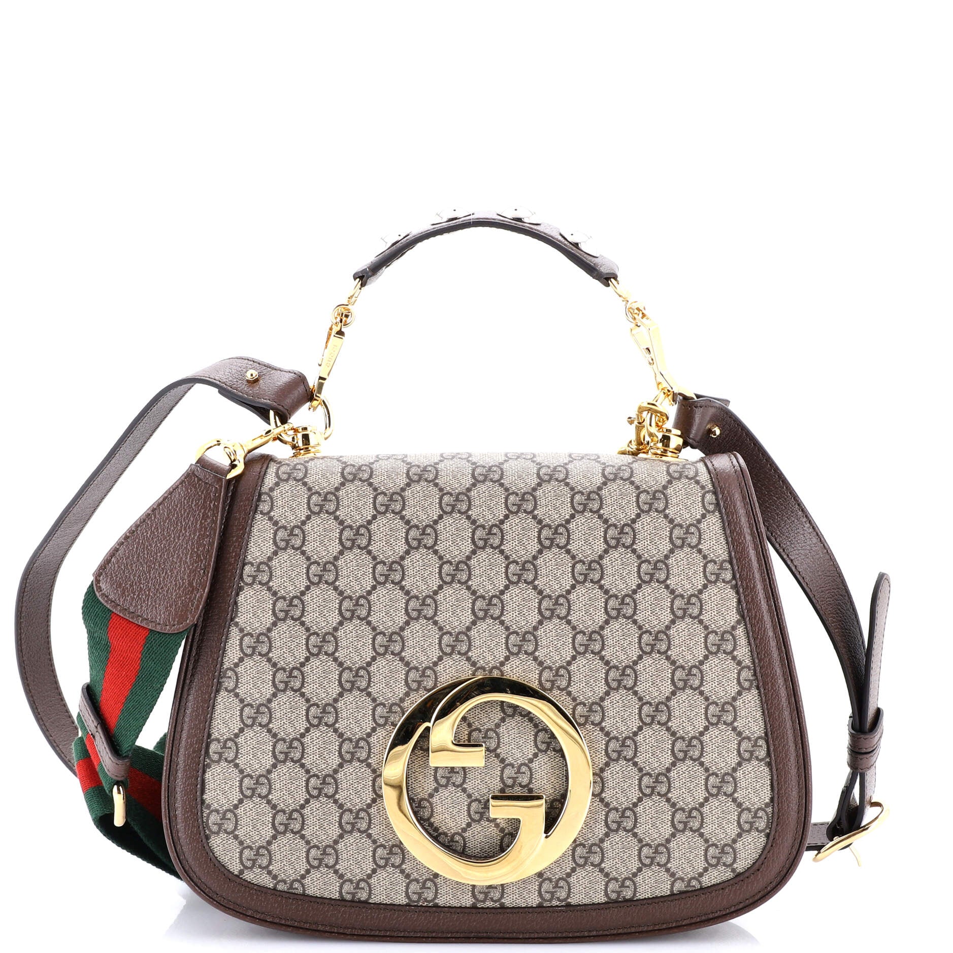 Blondie NM Top Handle Bag GG Coated Canvas Medium