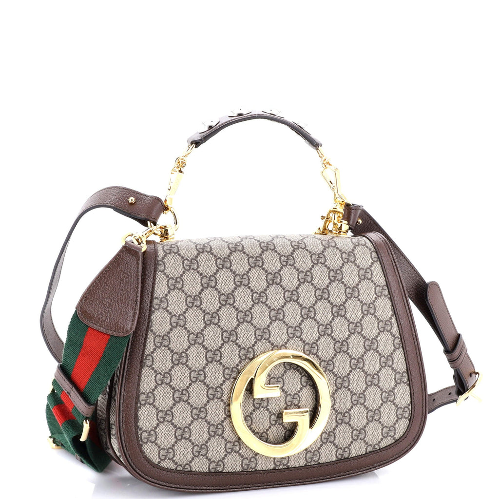 Blondie NM Top Handle Bag GG Coated Canvas Medium