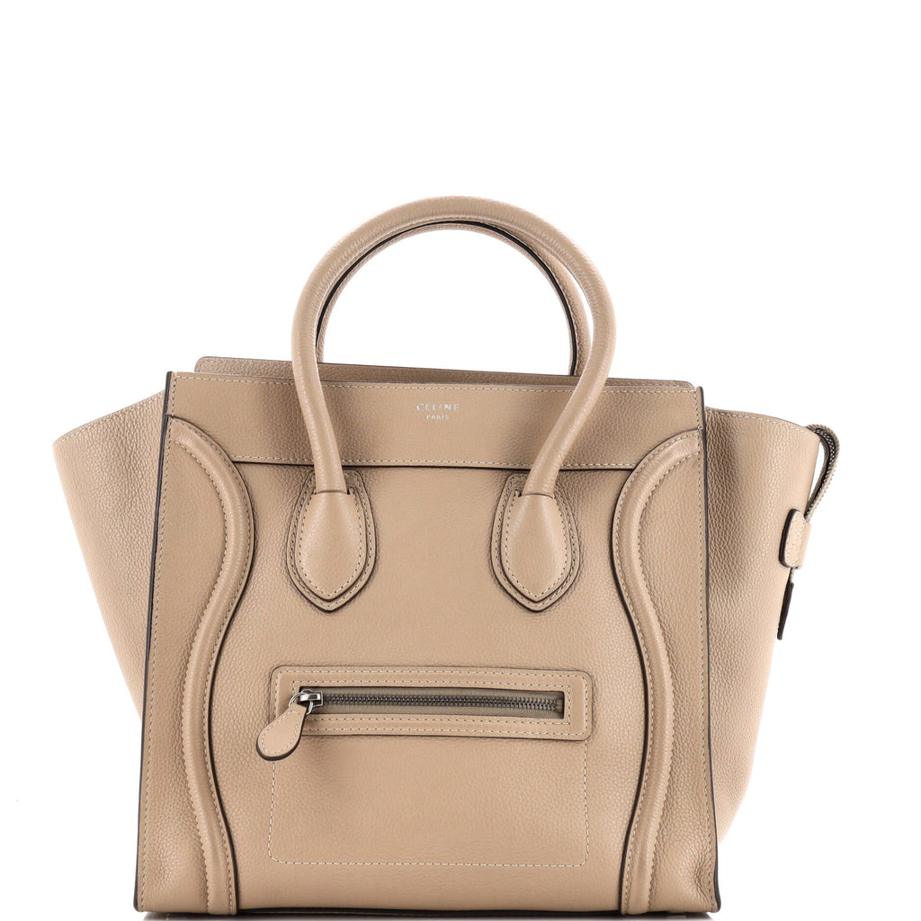 Luggage Bag Grainy Leather Mini